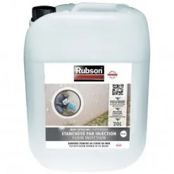 Rubson Revêtement D'étanchéité Anti-infiltrations Par Injection Intérieur Et Extérieur 20L