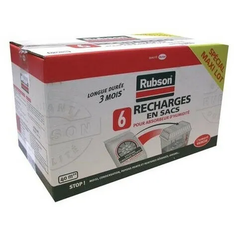 RUBSON 6 Recharges Absorbeur Classic