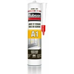 Mastic Acrylique Blanc Joints Et Fissures 300ml Rubson A1