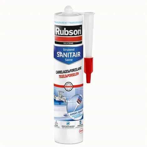 Silicone Rubson Sanitair Carrelages Et Porcelaine Transparent 280 Ml