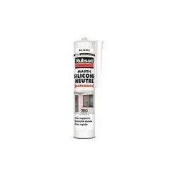 Mastic Silicone Neutre Bâtiment RUBSON - Blanc - 280ml - 1714258 - Blanc