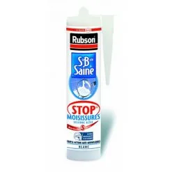 Rubson Mastic Antimoisissure RUBSON, Blanc, 280 Ml