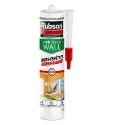 Mastic D'isolation Rubson Deco Wall Murs-Fenêtres Gris 280 Ml