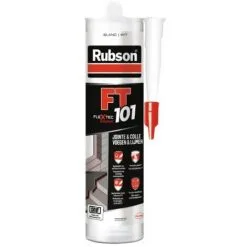 RUBSON Mastic Flextec Tous Matériaux FT 101 Coloris Blanc Cartouche De 280 Ml - Blanc