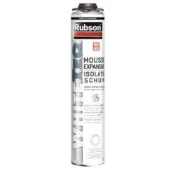RUBSON Mousse Polyuréthane Autoexpansive Cartouche Pistolable White Teq Coloris Blanc Acier Carton 12 Cartouches De 750 Ml - Blanc Acier