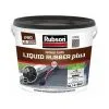 RUBSON Liquid Rubber Plus, Revêtement D'étanchéité Toutes Toitures , Imperméabilisant Toitures, Coloris Noir, Bidon 5 Litres