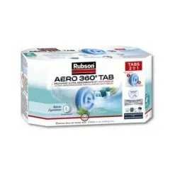Rubson AERO 360° Recharges En Tabs Parfum Source De Fraîcheur, Recharges Pour Absorbeur D'humidité, Ultra Absorbantes Et Anti Odeurs, Recharge Pour Déshumidificateur, 4 X 450 G