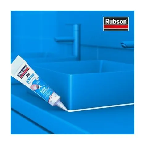 Rubson Je Jointe Mastic Blanc 150 Ml, Mastic étanche Anti-moisissure En Tube Prêt à L'emploi, Mastic Silicone Durable Pour Joints Sanitaires Spécial Bain & Cuisine – Image 3