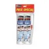 Rubson Mastic Bain & Cuisine Pure Silicone Anti-Moisissures Blanc, Mastic Sanitaire à Base De Silicone, Mastic étanche Renforcé En Antifongique, Lot De 2 Cartouches 280 Ml