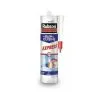 Rubson Mastic Bain & Cuisine Séchage Rapide, Joint Silicone Longue Durée Résistant Aux Moisissures, Mastic Sanitaire étanche Facile D’utilisation Séchage En 2h, Blanc, 280 Ml