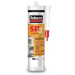 Colle Mastic Silicone SP2 Rubson - Pâte - Cartouche - 310 Ml - Blanc