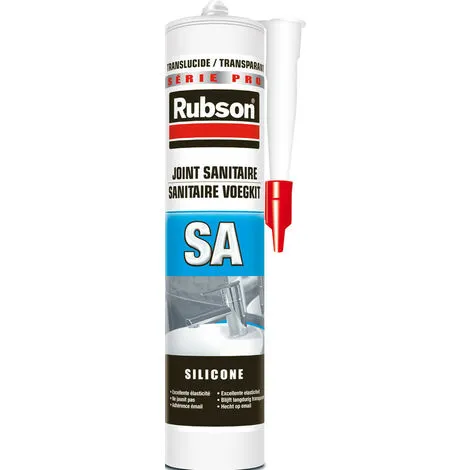 Rubson Joint Sanitaire Pro Transparent Cartouche 300 ML