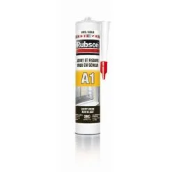 Mastic A1 Joint Et Fissures Façades RUBSON - 300 Ml - Gris - 2621378