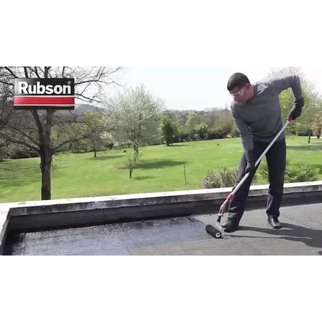 Rubson Revêtement D'étanchéité Toitures Plates 10L | Couleur: Gris - Conditionnement: 10L - Gris – Image 2